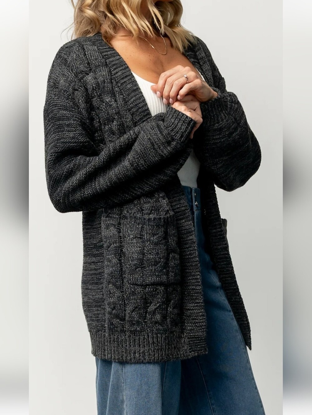 Baltic Born Spencer Chunky Knit Cardigan - Picture 5 of 7
